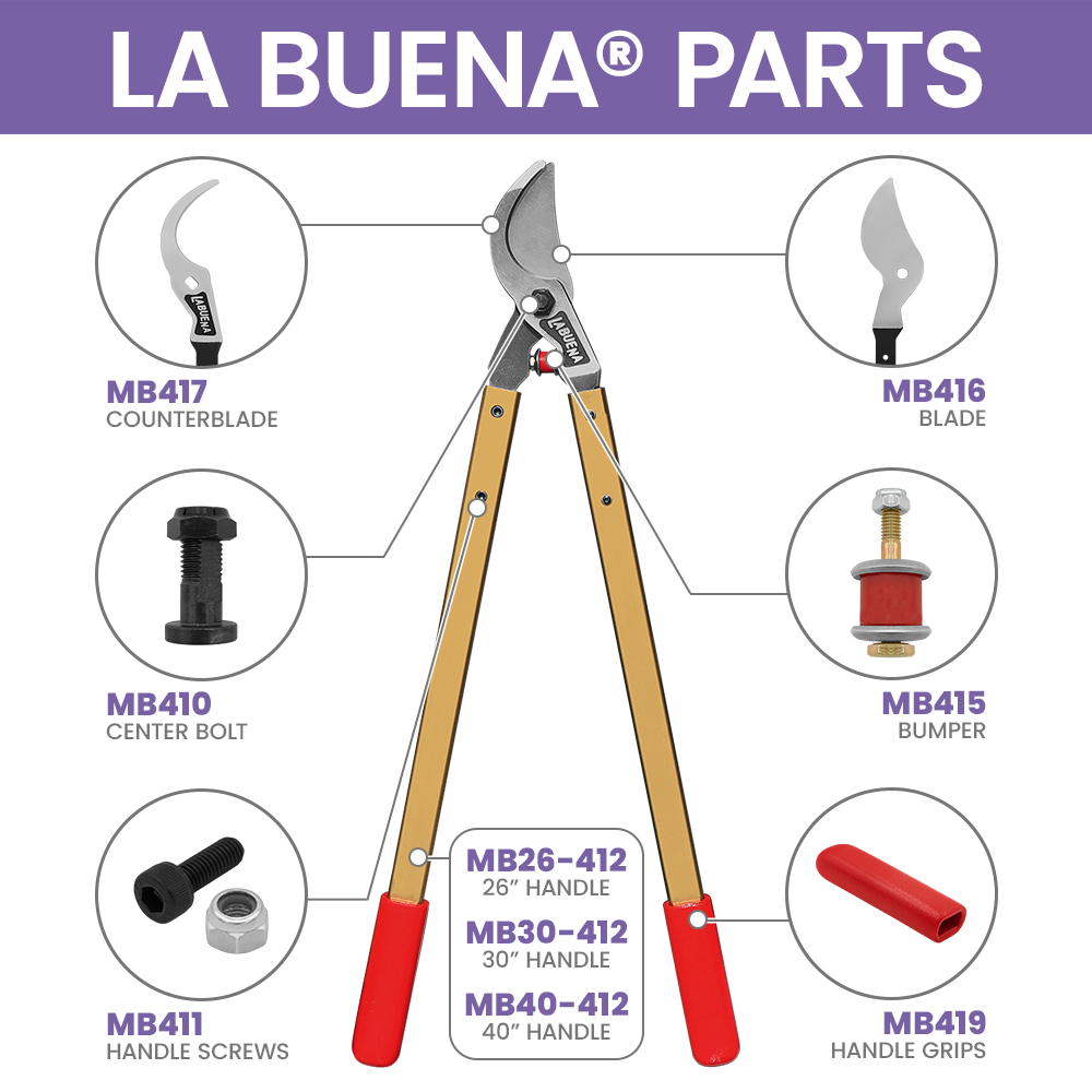 Zenport MB30-412 30-Inch Replacement Handle for La Buena Loppers
