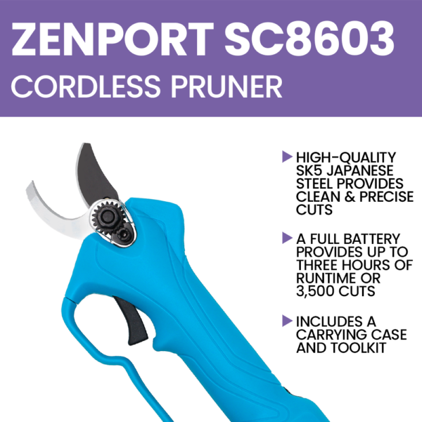 Zenport SC8603 Cordless Electric Pruner